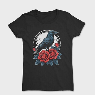 Crow and Roses, Tricou Femei