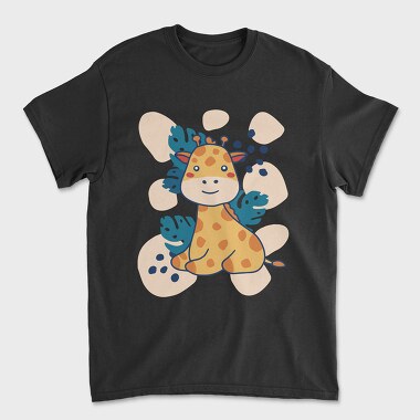 Giraffe Cartoon, Tricou Barbati (Unisex)