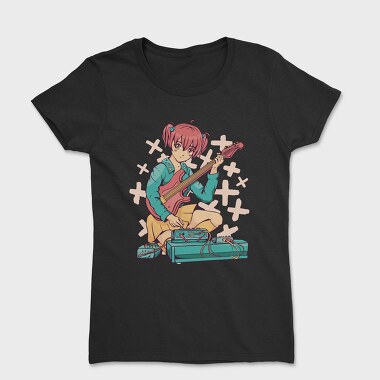 Guitar Pedals Anime, Tricou Femei