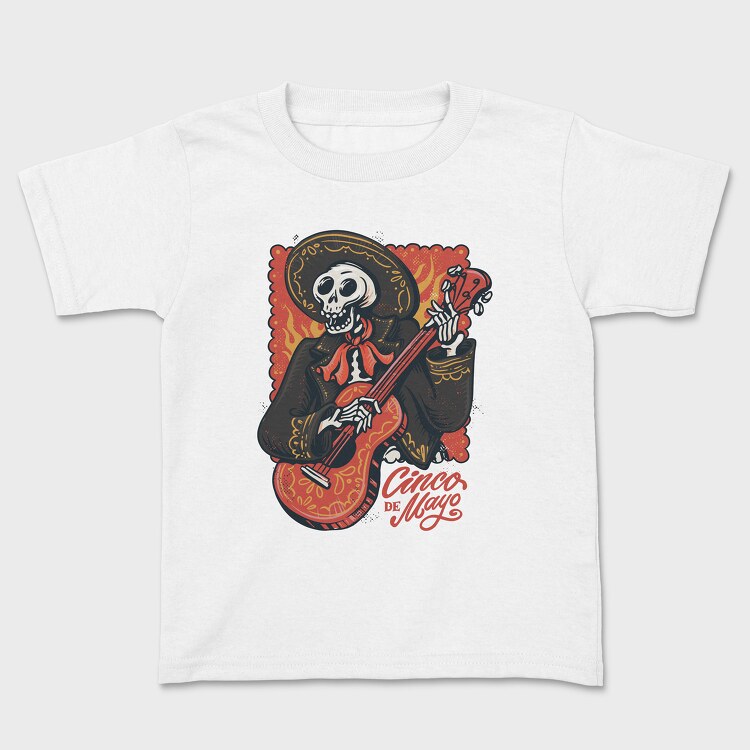 Mariachi Skeleton, Tricou Copii