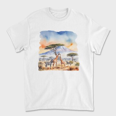 Mount Kilimanjaro, Tricou Barbati (Unisex)