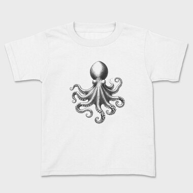 octopus draw, Tricou Copii