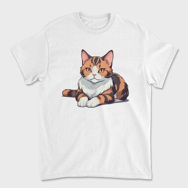 Orange Cat, Tricou Barbati (Unisex)