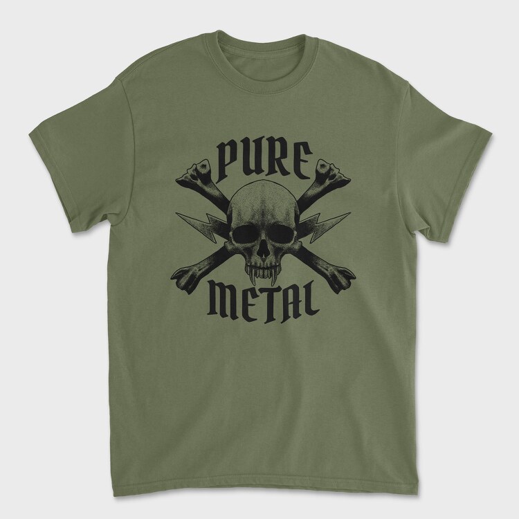 Pure Metal, Tricou Barbati (Unisex)