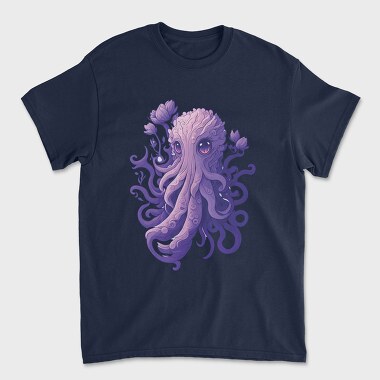 Purple Octopus, Tricou Barbati (Unisex)