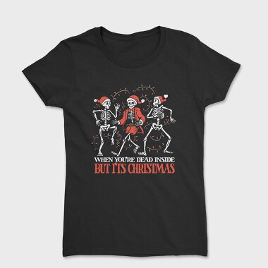 Skeletons Christmas, Tricou Femei