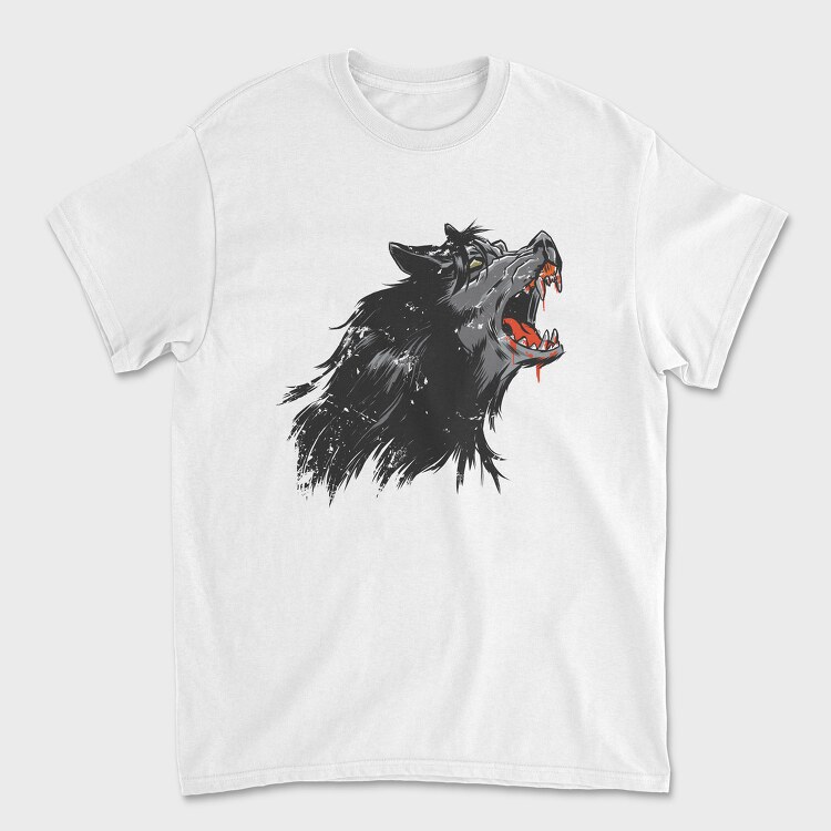 Wolf Cartoon, Tricou Barbati (Unisex)