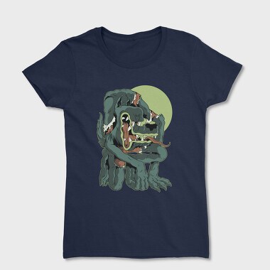 Wolf Moon Cartoon, Tricou Femei