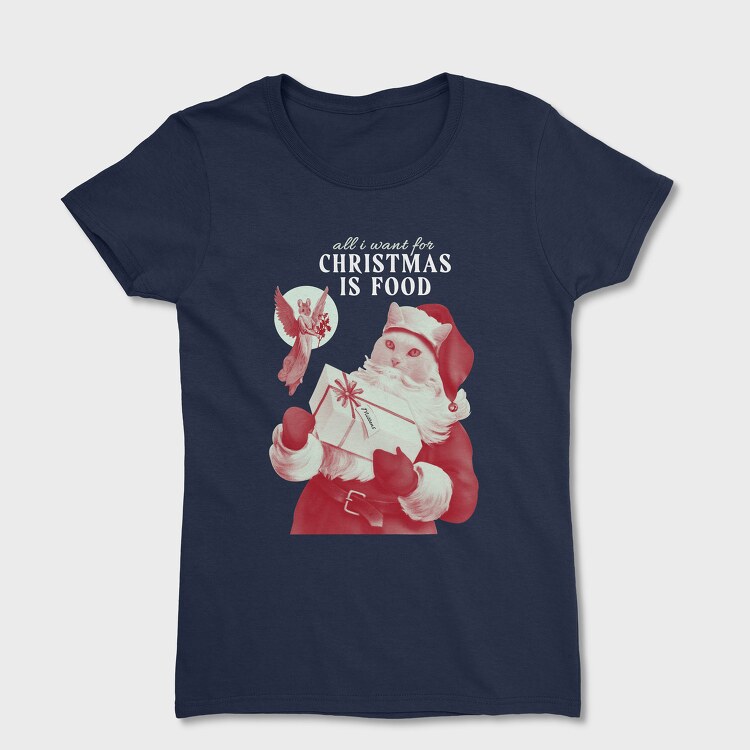 Xmas Cat, Tricou Femei