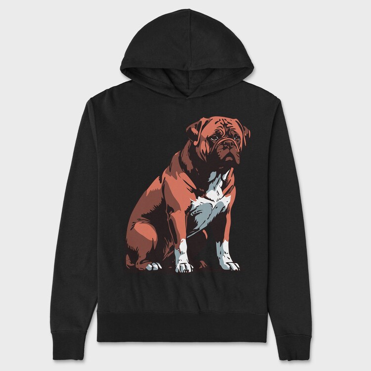 Bordeaux Mastiff, Hanorac Oversize Barbati (Unisex)