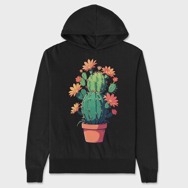 Cactus Flowers, Hanorac Oversize Barbati (Unisex)