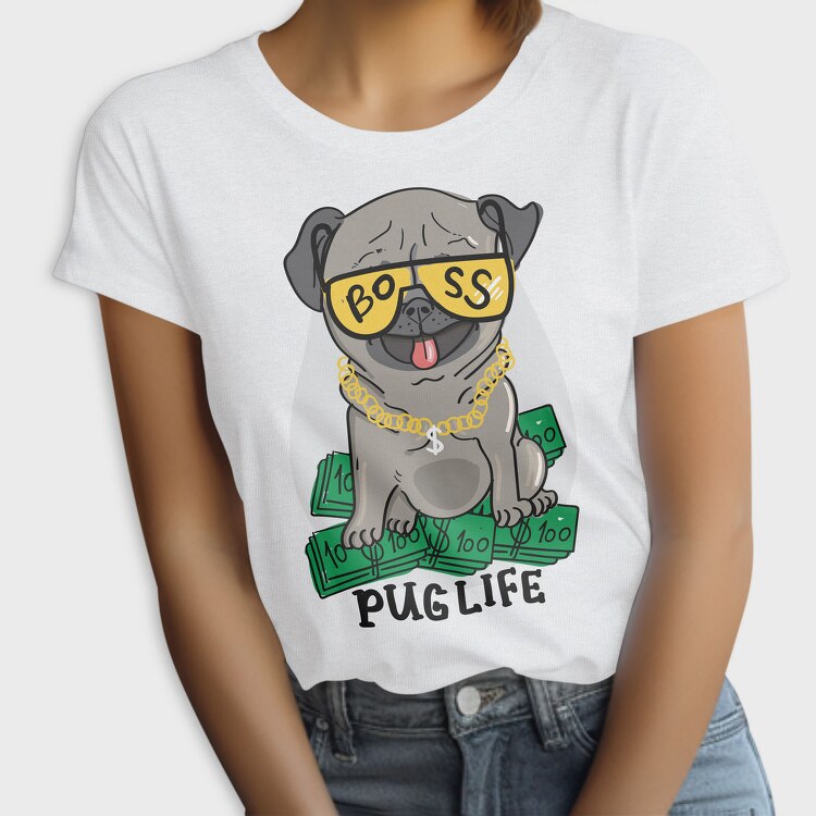 Pug Boss Money, Tricou Femei