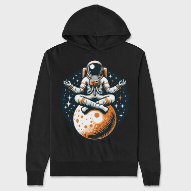 Astronaut Yoga Planet, Hanorac Oversize Barbati (Unisex)