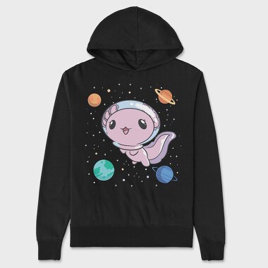 Axolotl Space, Hanorac Oversize Barbati (Unisex)