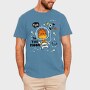 Giraffe Astronaut Fun, Tricou Barbati (Unisex)