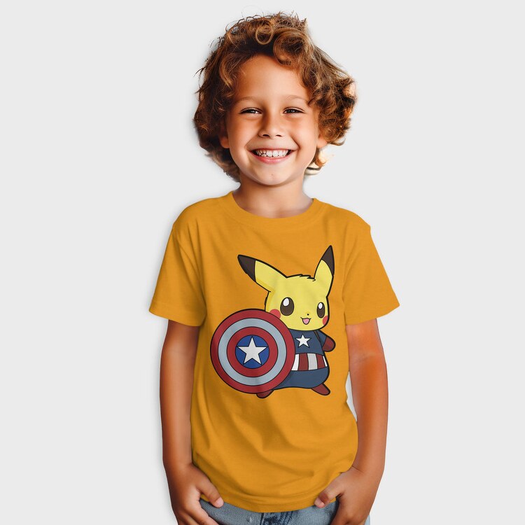 Pikachu Captain Shield, Tricou Copii