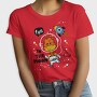 Giraffe Astronaut Fun, Tricou Femei