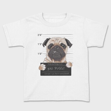 Pug Mugshot, Tricou Copii