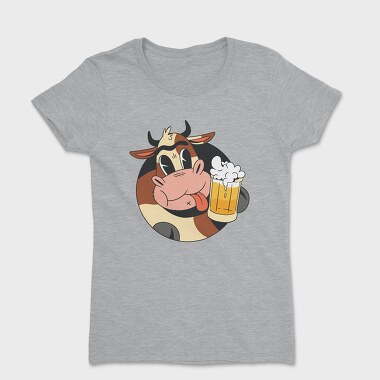 Tricou Femei, Cow Beer