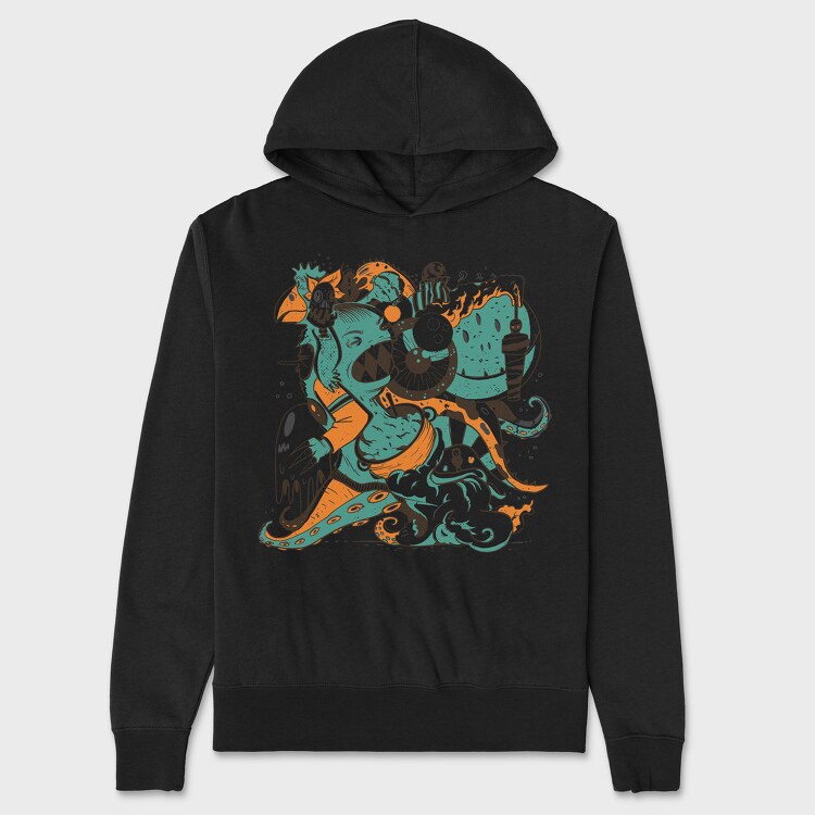 Creative Friday Monsters Camilo, Hanorac Oversize Barbati (Unisex)