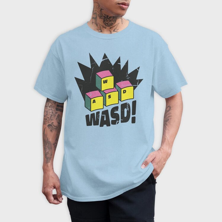 Wasd, Tricou Barbati (Unisex)