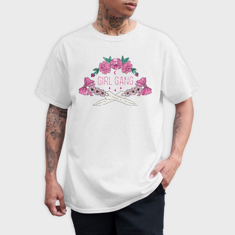 Girl Gang Blooms, Tricou Barbati (Unisex)