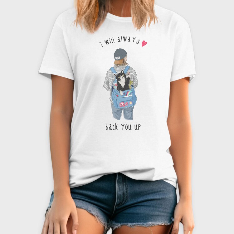 Cat Bag Love Up, Tricou Barbati (Unisex)