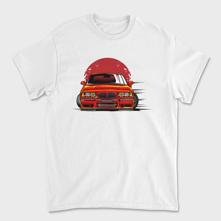 BMW E36 Drift, Tricou Barbati (Unisex)