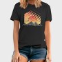 Geometric Sunset, Tricou Barbati (Unisex)