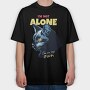 Cat Alone Own, Tricou Oversize Barbati (Unisex)