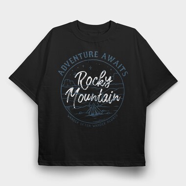 Desert Night, Tricou Oversize Barbati (Unisex)