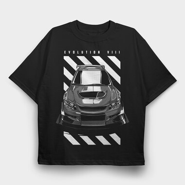 Evo 7, Tricou Oversize Barbati (Unisex)