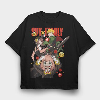 Spy X Family 21, Tricou Oversize Barbati (Unisex)