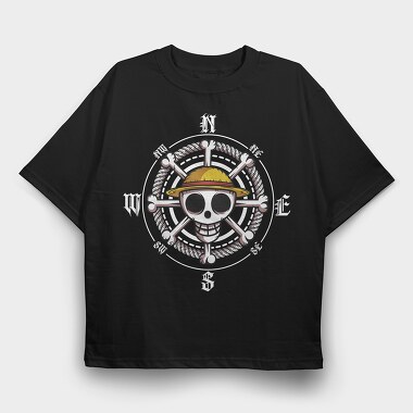 One Piece 12, Tricou Oversize Barbati (Unisex)