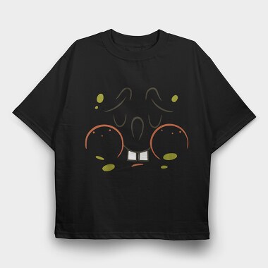 SpongeBob face 1, Tricou Oversize Barbati (Unisex)