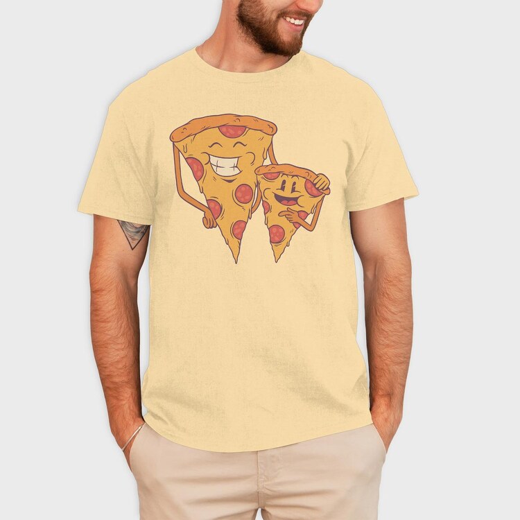 Pizza Family, Tricou Barbati (Unisex)