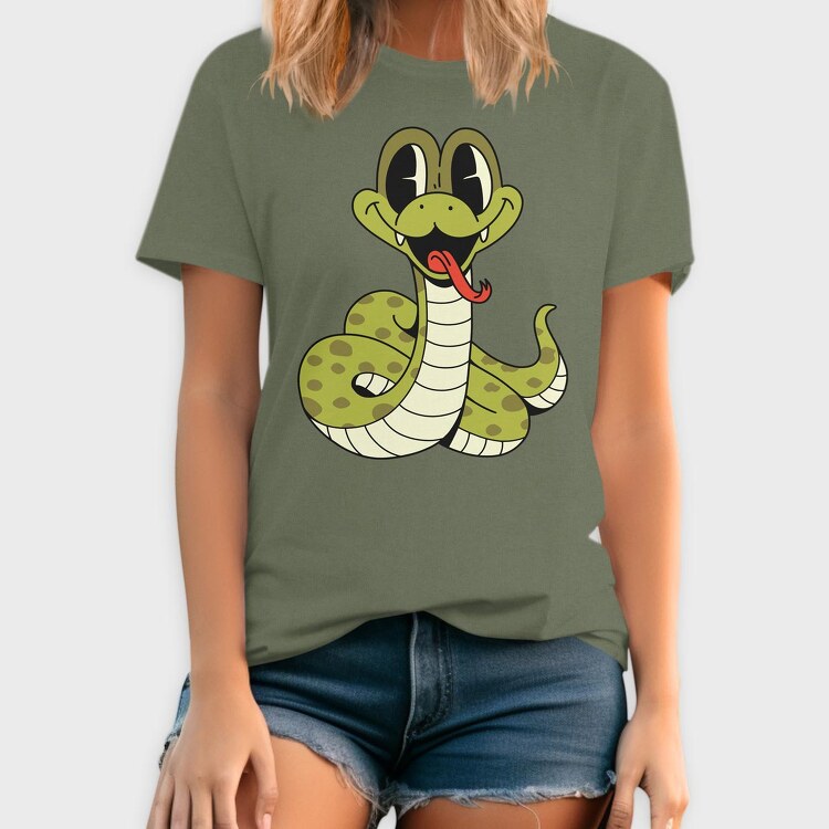 Snake Cute, Tricou Barbati (Unisex)