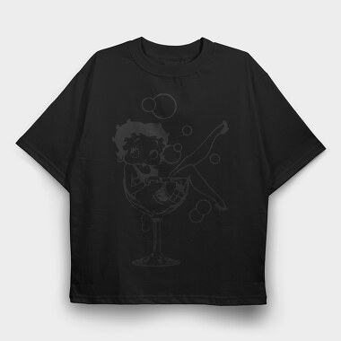 Betty Boop 59, Tricou Oversize Barbati (Unisex)