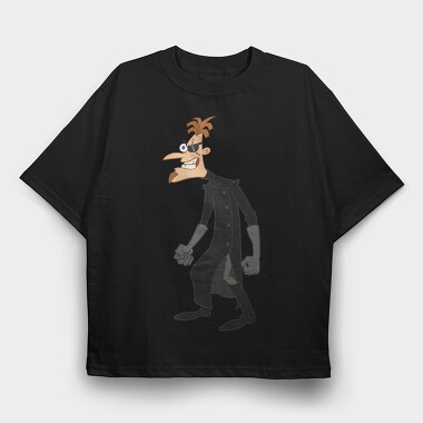 Phineas and Ferb 18, Tricou Oversize Barbati (Unisex)