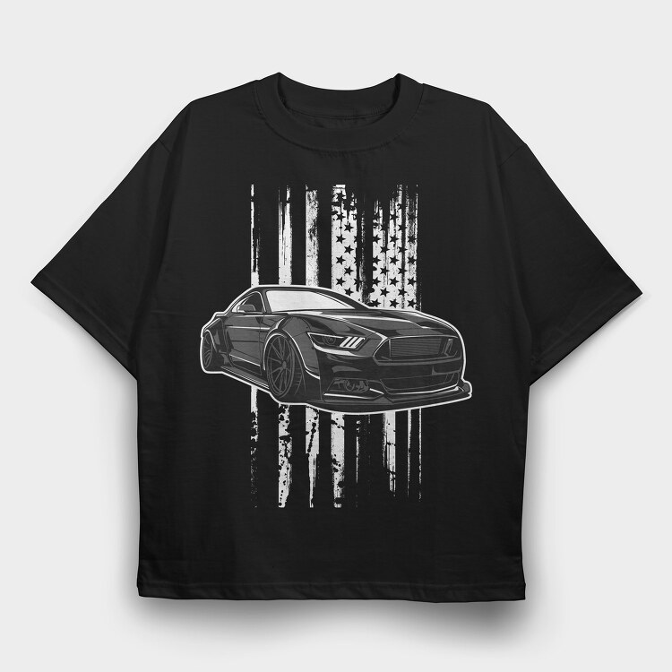 American Pride, Tricou Oversize Barbati (Unisex)