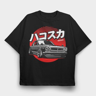 HAKOSUKA, Tricou Oversize Barbati (Unisex)