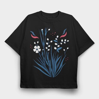 Nature Botanical 1, Tricou Oversize Barbati (Unisex)