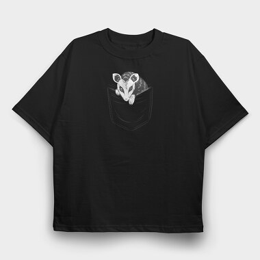 Possum Pocket, Tricou Oversize Barbati (Unisex)
