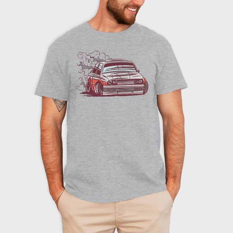 Car Drifting, Tricou Barbati (Unisex)