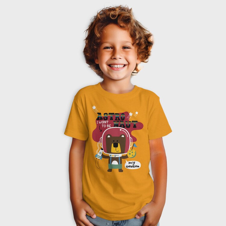 Space Bear Astronaut, Tricou Copii