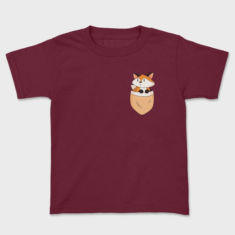 Tricou Copii, Pocket Fox