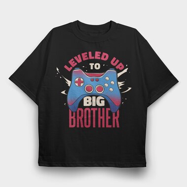 Leveled Up, Tricou Oversize Barbati (Unisex)