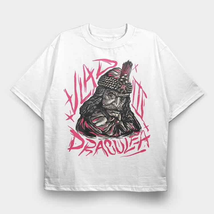Vlad Draculea, Tricou Oversize Barbati (Unisex)