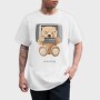 Teddy Pixel Screen, Tricou Barbati (Unisex)