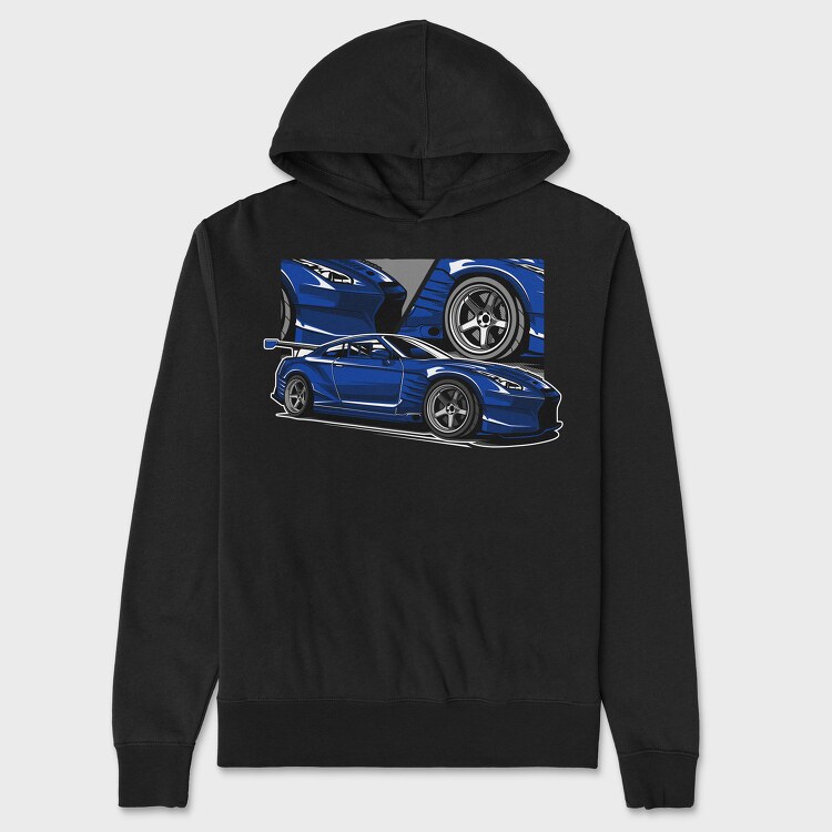 BLUE GTR, Hanorac Oversize Barbati (Unisex)